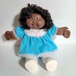 SOLD Vintage Cabbage Patch 1983 HM 15 Black Cornsilk Hair Doll